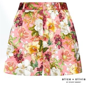NWT Alice + Olivia Satin shorts